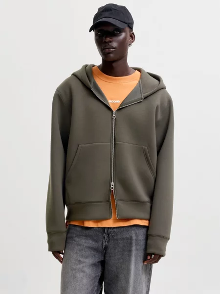 JACK & JONES Hanorac JCOLEGACY închis gri