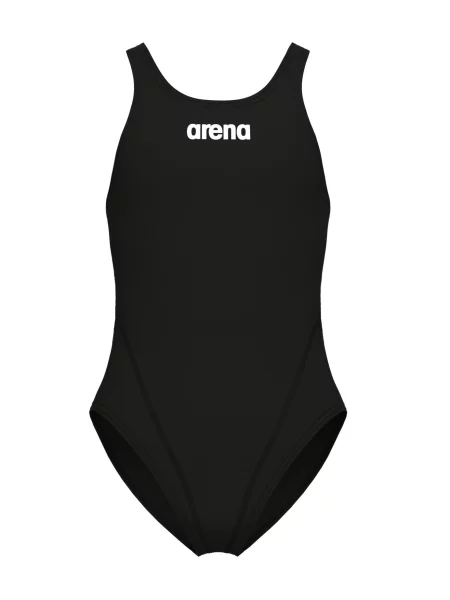 ARENA Costum de baie întreg TEAM SWIM TECH SOLID negru alb
