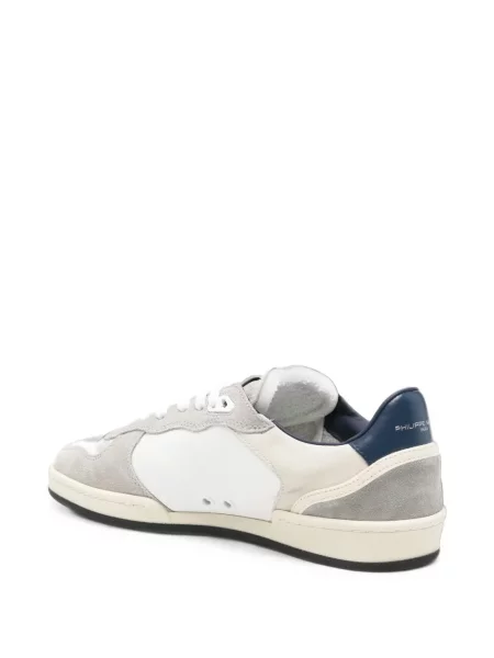 Sneakerși Philippe Model Paris cu autograf alb
