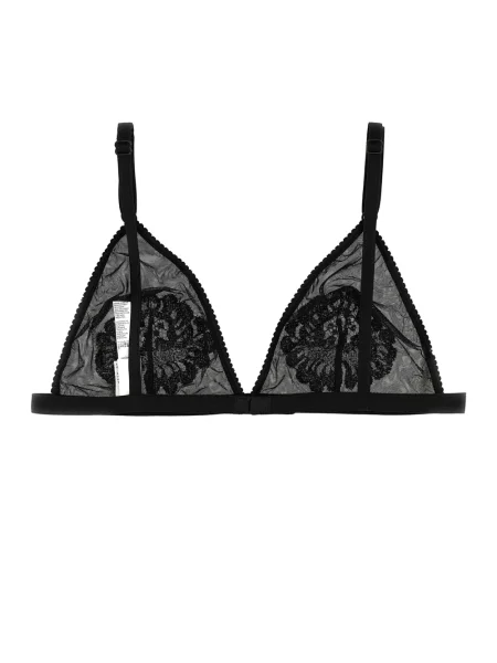 Biustonosz Dolce And Gabbana koronkowy czarny