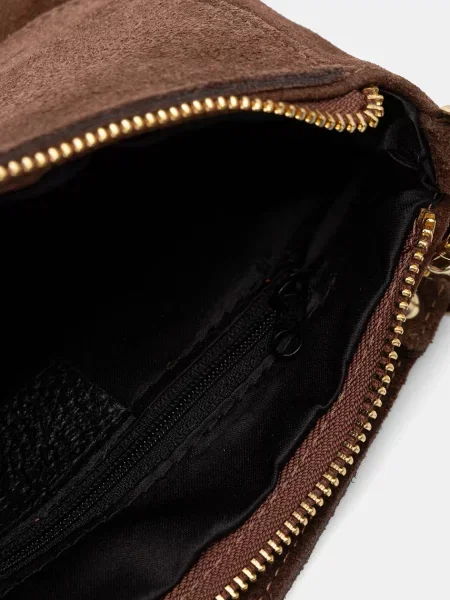 Замшева сумочка Answear.LAB коричневий