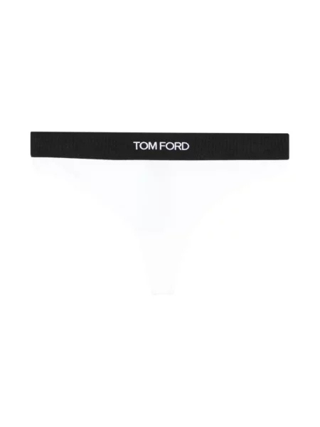 Stringi Tom Ford z modalu białe