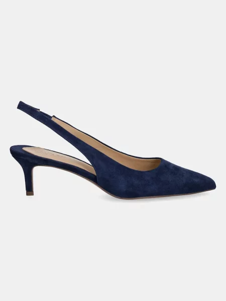Замшеві туфлі Lauren Ralph Lauren Lolah II синій