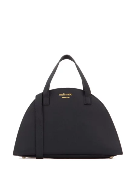 Geantă shopper Meli Melo cu imagine negru