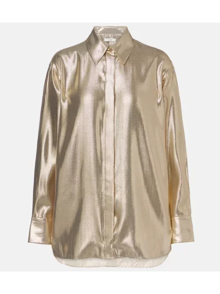 Bluză Joseph de mătase auriu