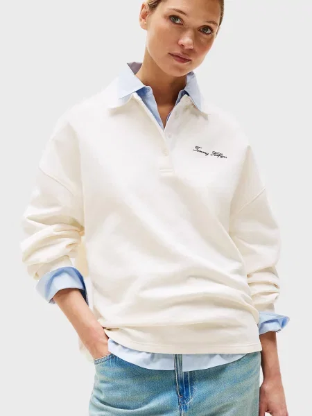 Спортивна кофта Tommy Hilfiger біла