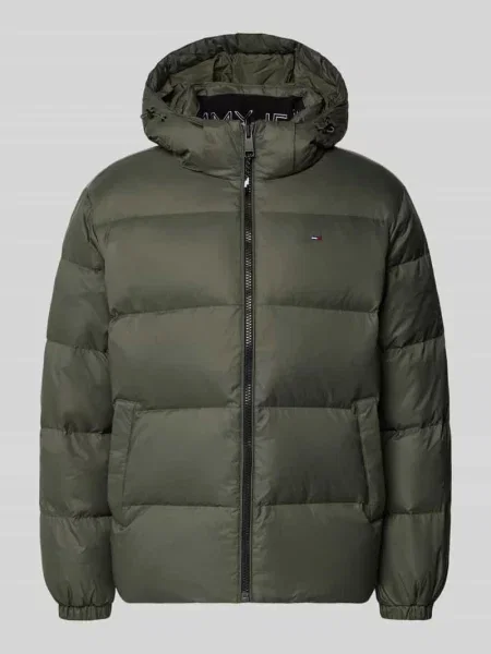 Tommy Jeans kurtka puchowa zimowa oversize zielony