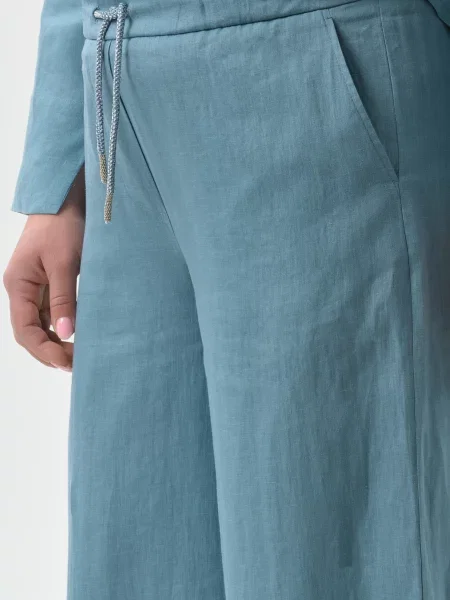 Штани Panicale Cashmere блакитні