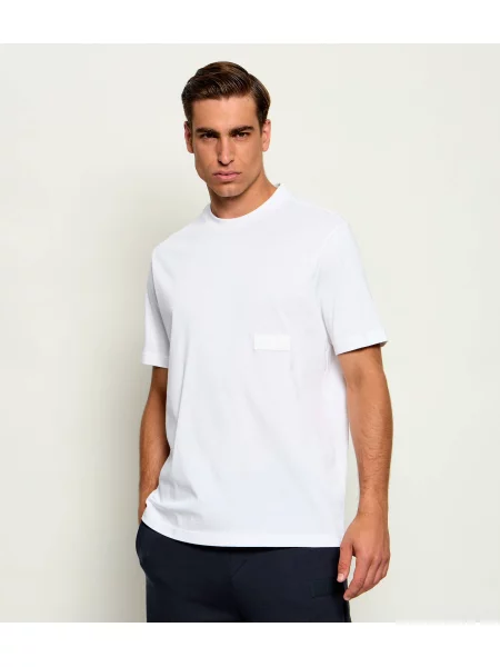 BOSS Green tricou pentru bărbați din TS_Structure alb