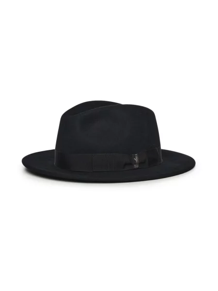 Czapka Borsalino filcowa czarna