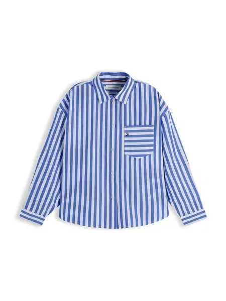 Tommy Hilfiger cămașă pentru copii din albastru