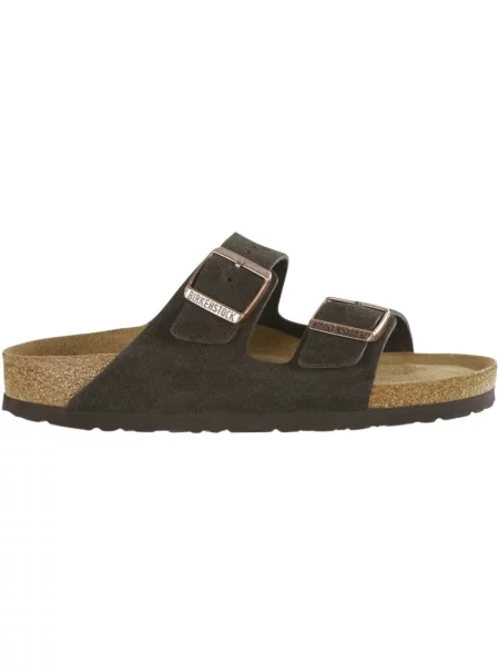 Klapki Birkenstock brązowe