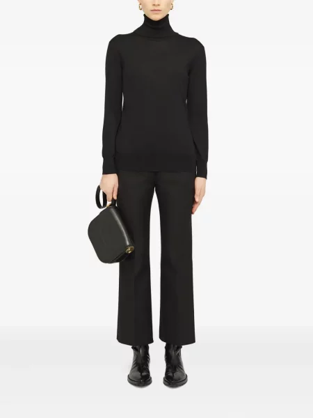 Hlače Jil Sander ošišan crna