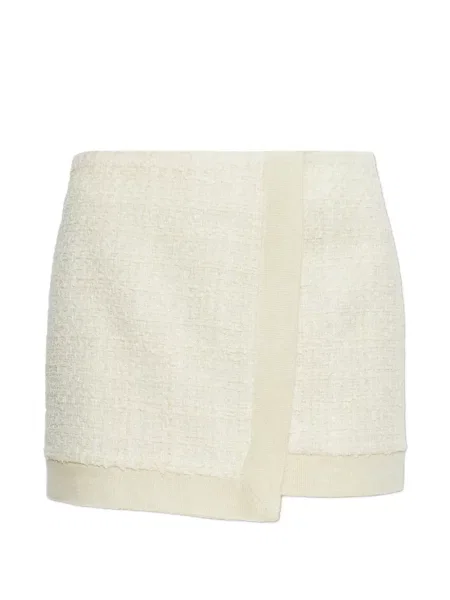 Fusta mini Balmain din tweed plic