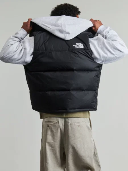The North Face vestă de puf Retro Nuptse negru