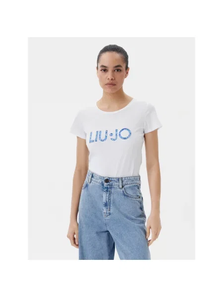 Liu Jo Beachwear Majica Regular Fit bela