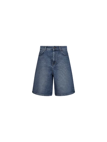 Weekend Max Mara szorty jeansowe WKDDONNOLA niebieskie