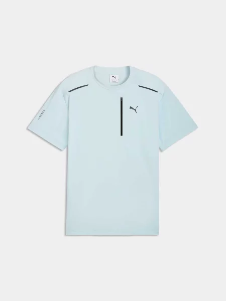 Футболка PUMA Tech Relaxed Pocket Tee комбінований верх синій