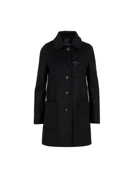 Płaszcz Fay wełniany czarny