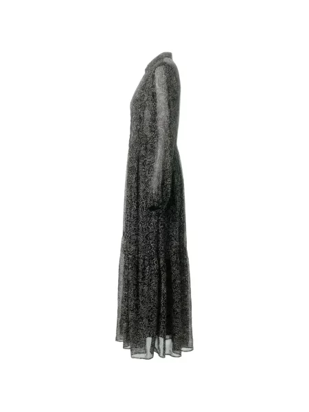 Rochie maxi Isabel Marant cu model floral cu imagine negru