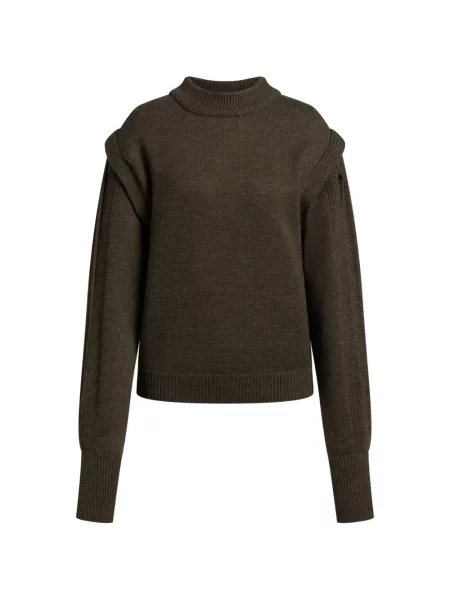 Pulover Alberta Ferretti de lână verde