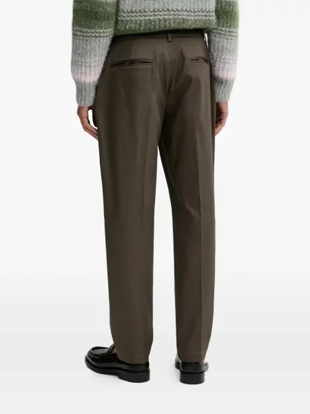 Pantaloni Barena plisate maro