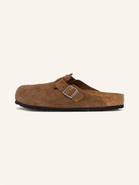 Klapki Birkenstock brązowe