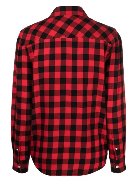 Cămașă Woolrich în carouri de flanelă roșu