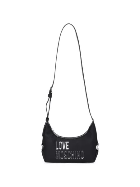 Geantă Love Moschino cu autograf negru