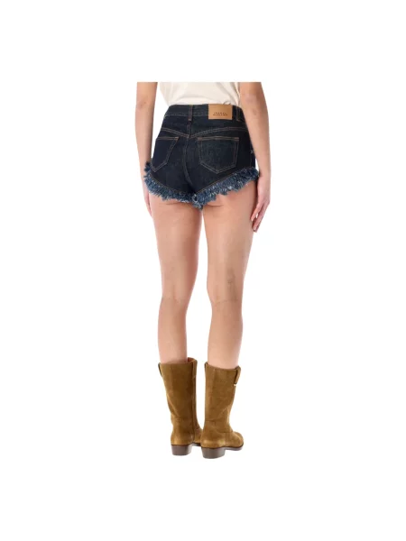 Szorty jeansowe Marant Etoile niebieskie