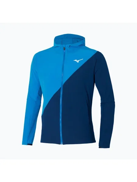Geacă de tenis pentru femei Mizuno Mugen Hooded Jacket estate blue albastru
