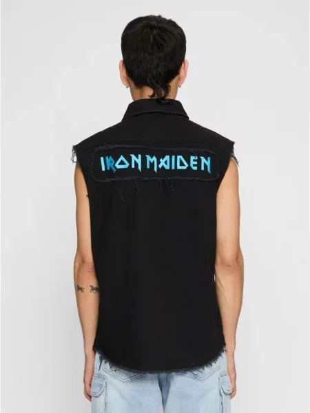 Retro košulja Brandit bez rukava crna