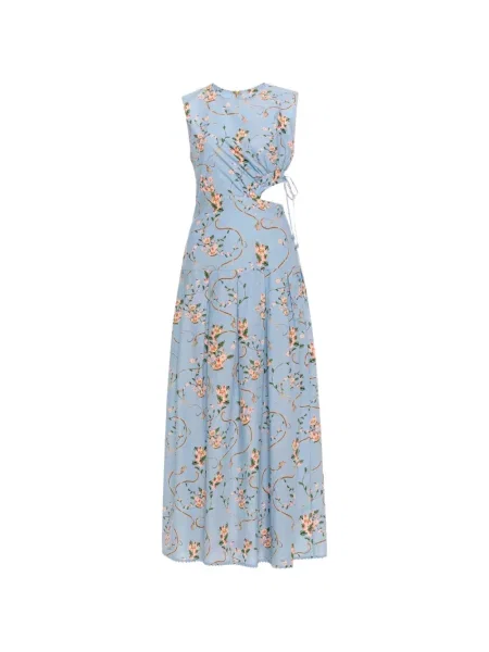 Rochie midi Agua By Agua Bendita albastru