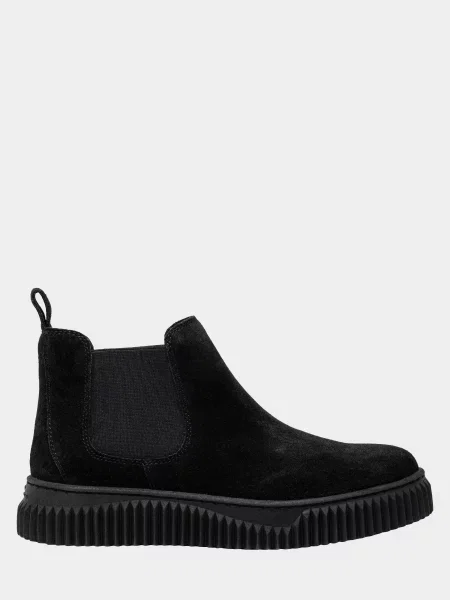 Замшевые ботинки челси Enzo Verratti черные
