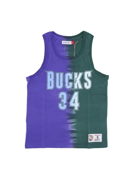 Tie dye krawat Mitchell & Ness wiązany
