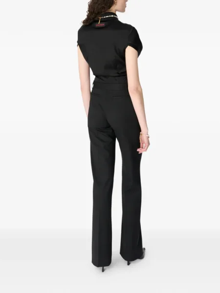 Pantaloni Marine Serre de lână negru