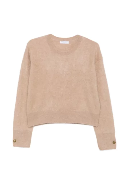 Sweter Majestic Filatures z okrągłym dekoltem