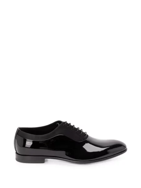 Pantofi Dolce & Gabbana cu șireturi din piele negru