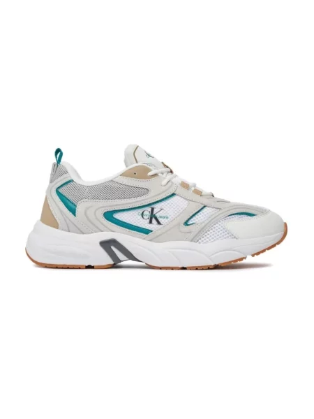 Sneakersy Calvin Klein skórzane retro