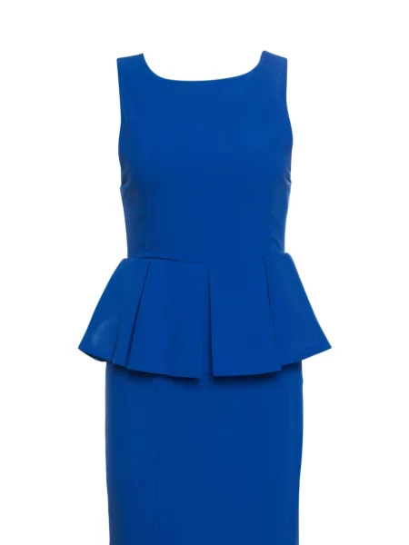 Пеплум костюм рокля Alice + Olivia синьо