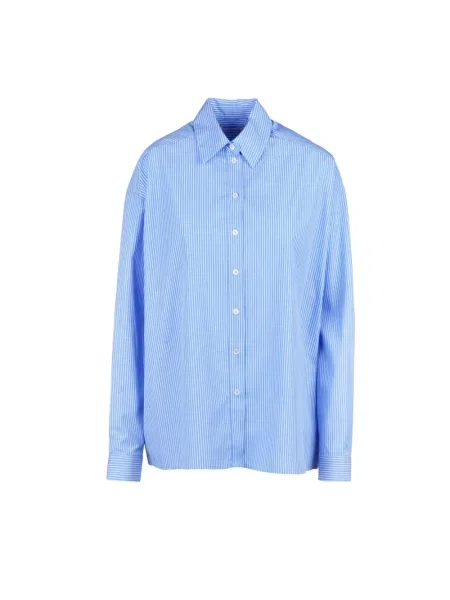 Koszula w paski Ottodame w paski niebieska