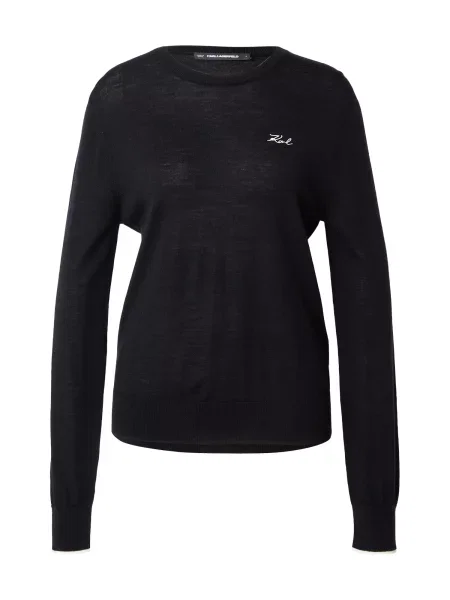 Karl Lagerfeld Pulover negru