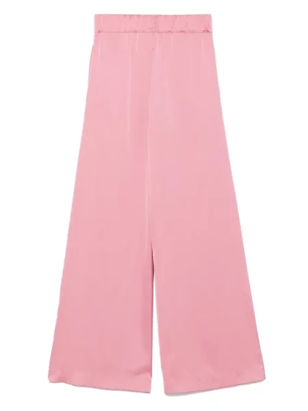 Pantaloni D.exterior din satin roz