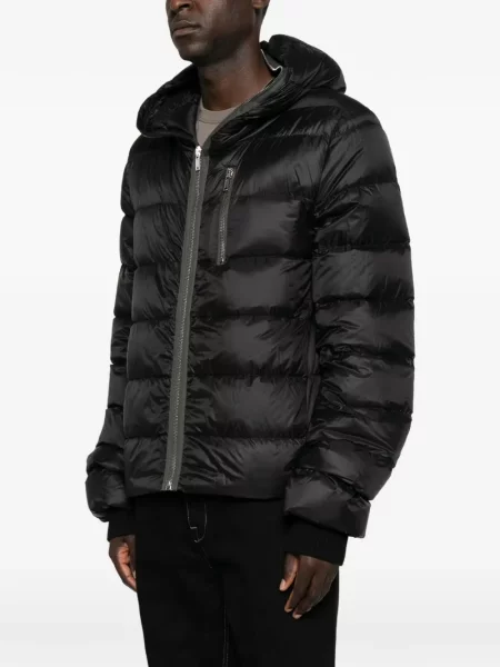 Geacă Rick Owens cu glugă negru