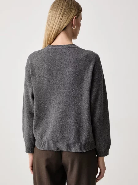 Haveone sweter z kaszmirem szary