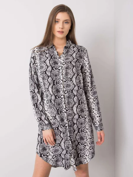 Oblekové šaty Fashionhunters biela