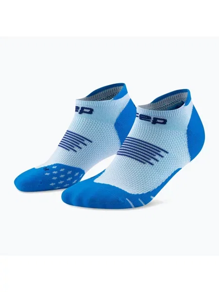 Șosete compresive pentru bărbați Cep Run No Show blue/ice albastru