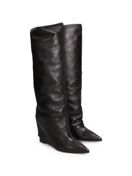 Botine The Seller cu pană maro