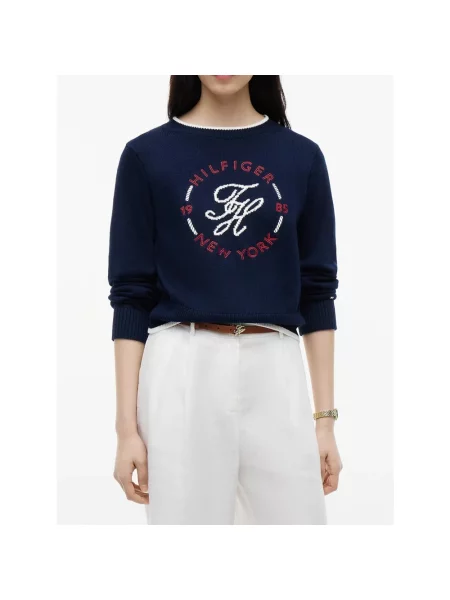 Sweter Tommy Hilfiger niebieski