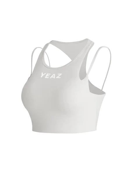 YEAZ Sport top Amorous / murdar alb